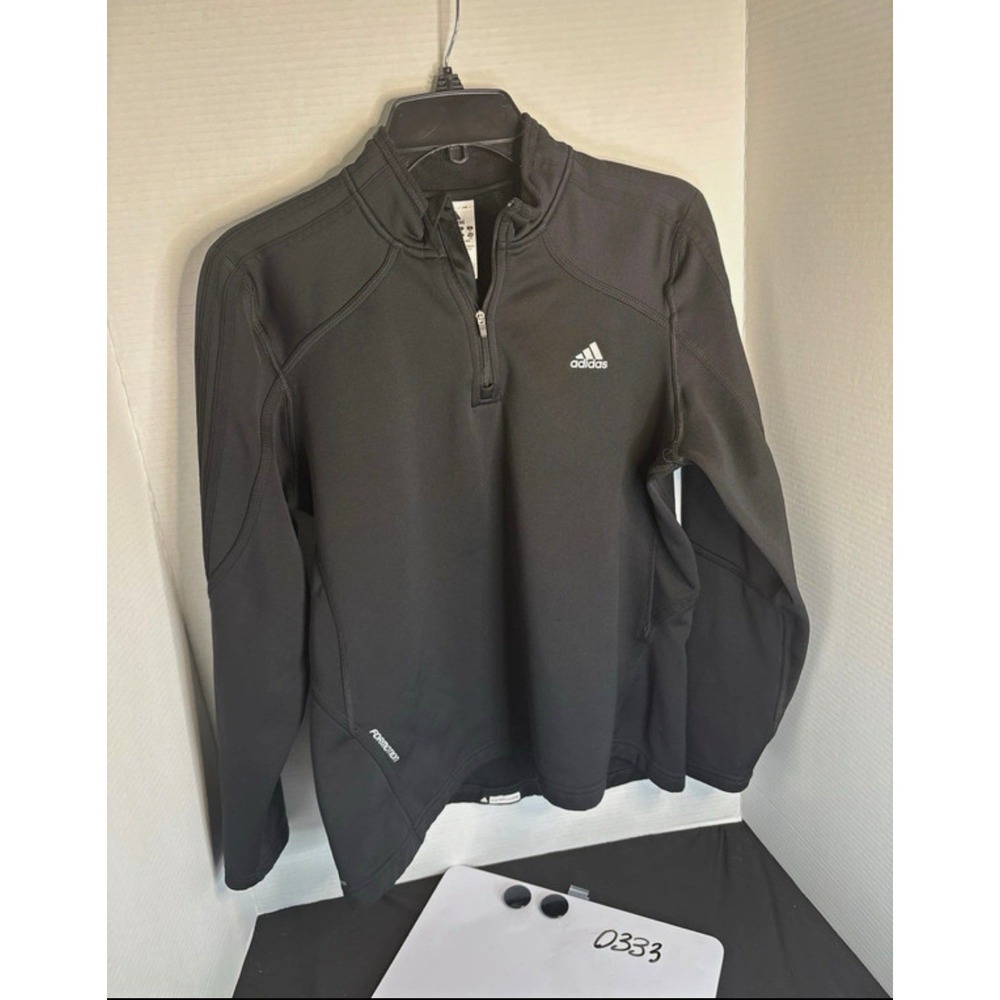 adidas Formotion women's L black 1/4 Zip Mock Neck Long Sleeve Pullover